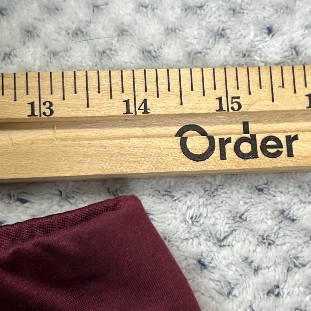 Lucky Brand Burgundy Leggings Size XL - Picture 9 of 12